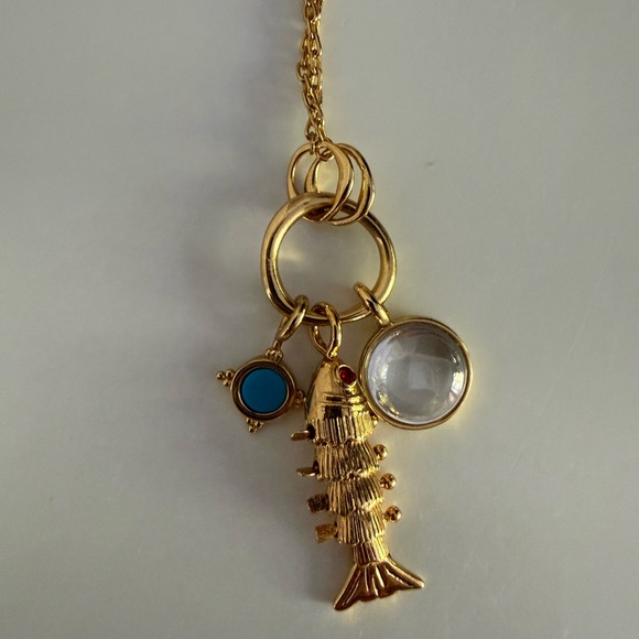 NWT Madewell Fish Charm Necklace - Picture 4 of 6